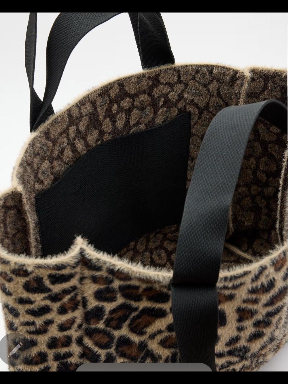 All Saints Leopard-Print Tote with Black Handles - Picture 5 of 5